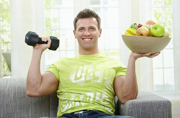 健康的营养和锻炼是男人健康的关键！